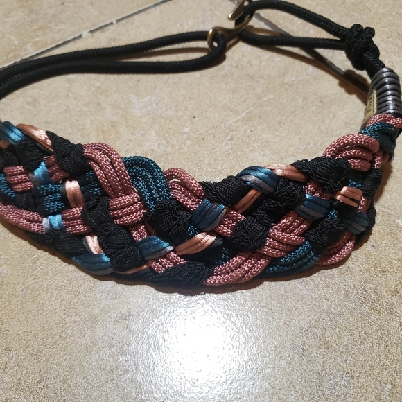 Leather Shop Weaved Braided Fashion Belt Size Medium - Picture 1 of 4